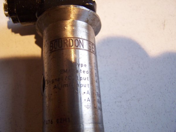 Sonde pression hydraulique BOURDON SEDEME E913