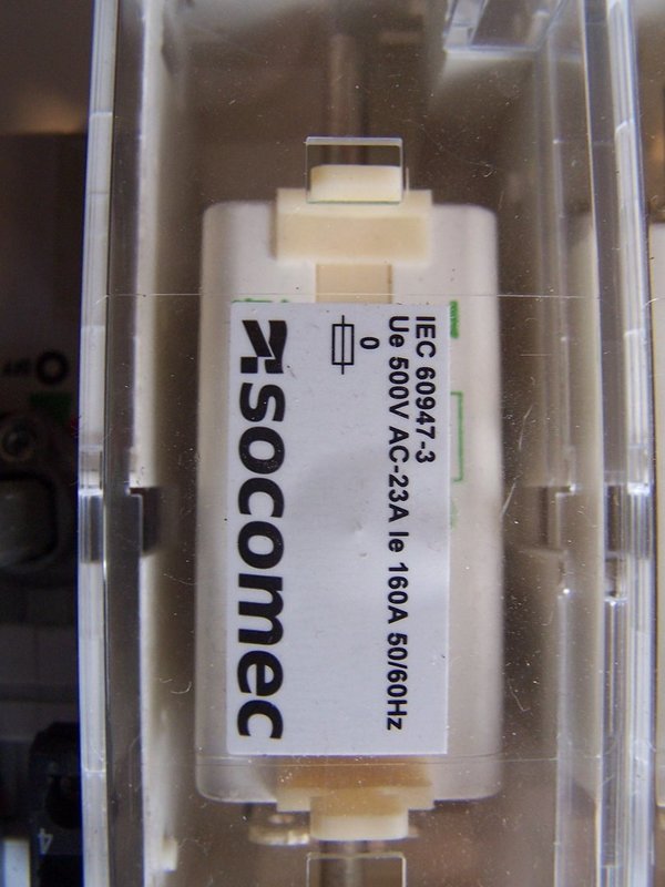 Coupe circuit SOCOMEC 500V AC-23A 160A tri