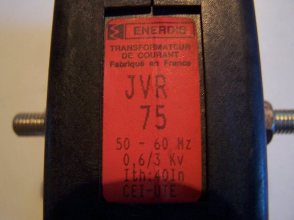 Transformateur ENERDIS JVR 75  50-60Hz 0,6/3Kv