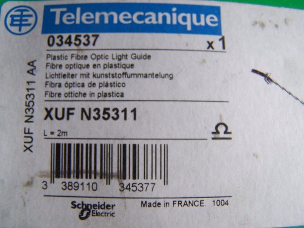 Cable fibre optique plastique TELEMECANIQUE XUF N35311