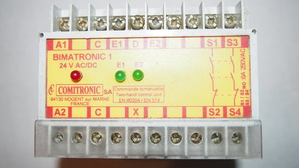 Relais sécurité COMITRONIC BIMATRONIC 1    24V AC DC