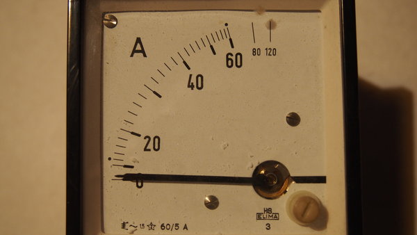 Ampèremètre analogique 0...60A HB ELIMA
