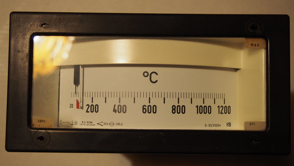 Indicateur température HB HARTMANN BRAUN INDIN 192 1200°C