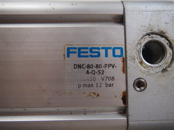 Vérin pneumatique FESTO DNC 80 80 PPV double tige