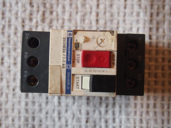 Disjoncteur thermique TELEMECANIQUE GV2 ME06 1-1,6A