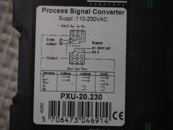 Process signal converter BRODENSEN PXU 20 230