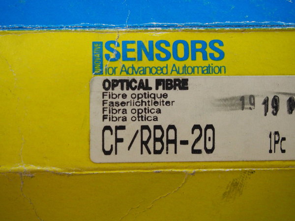Détecteur optique SENSORS CF/RBA-20